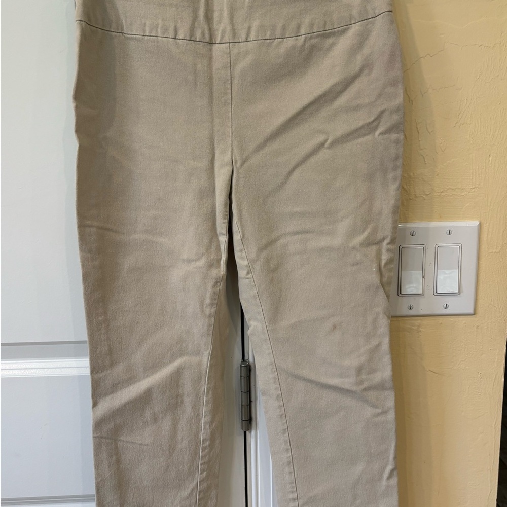 Chico's So Slimming Light Tan Pants